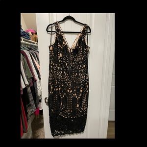 Plus size midi dress